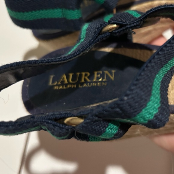 Lauren Ralph Lauren Women's Wedged Espadrille Sandals Size 9 - Picture 7 of 9
